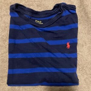 Polo by Ralph Lauren Blue Striped Short Sleeve Tee